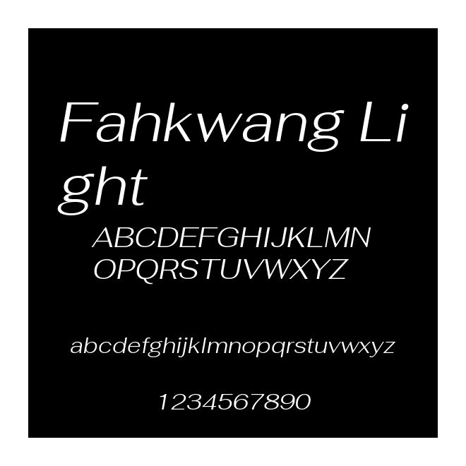 Fahkwang Light