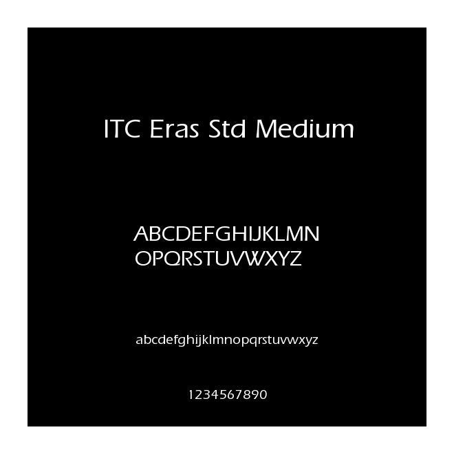 ITC Eras Std Medium