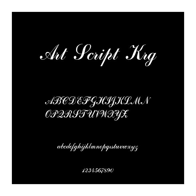 Art Script Krg