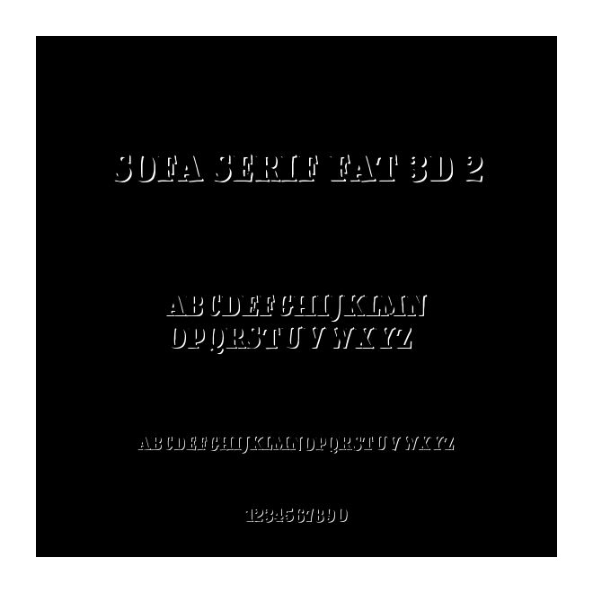 Sofa Serif Fat 3D 2