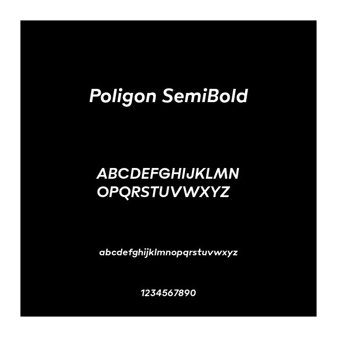Poligon SemiBold