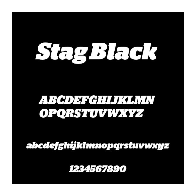 Stag Black