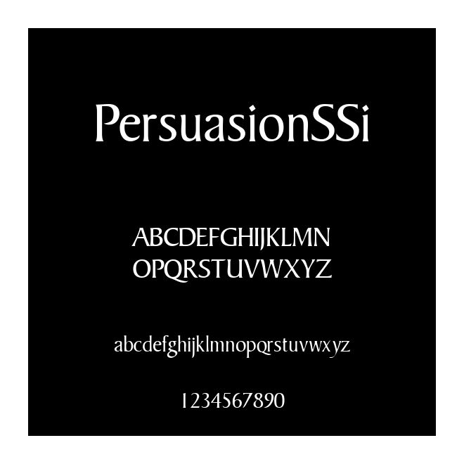PersuasionSSi