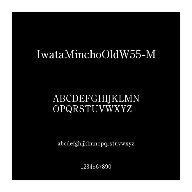 IwataMinchoOldW55-M