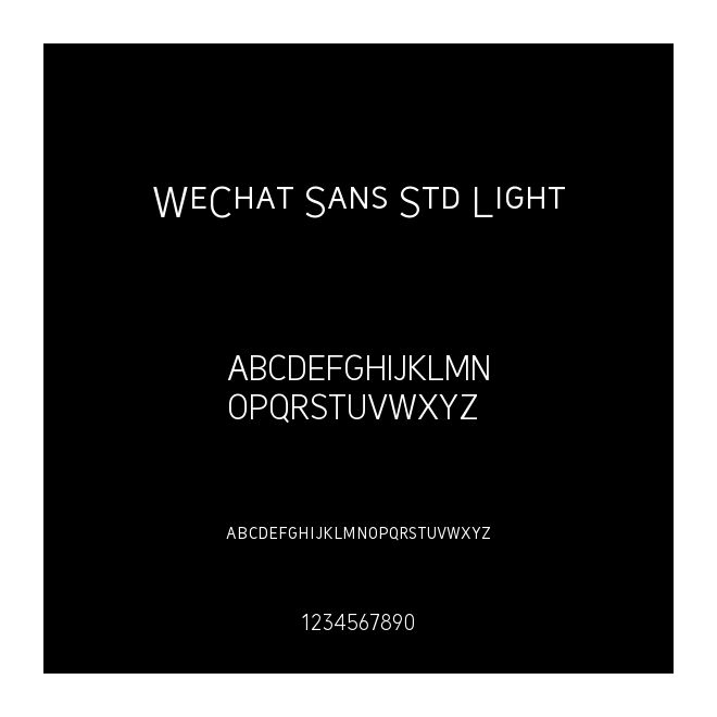 WeChat Sans Std Light