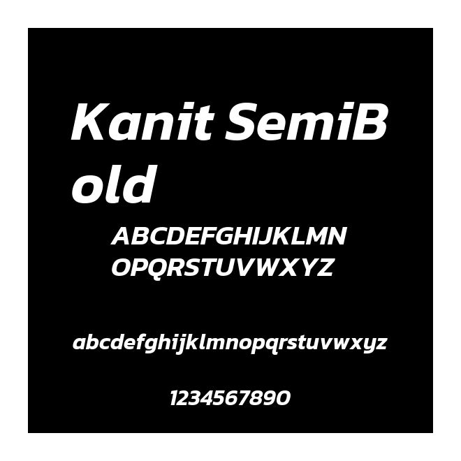Kanit SemiBold