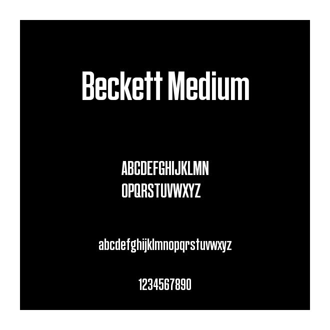 Beckett Medium