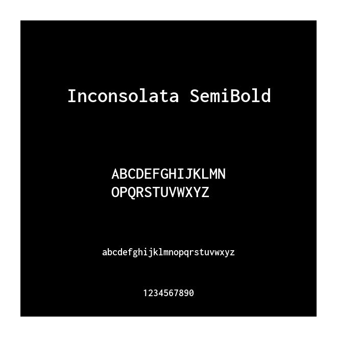 Inconsolata SemiBold