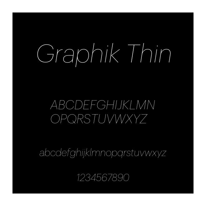 Graphik Thin