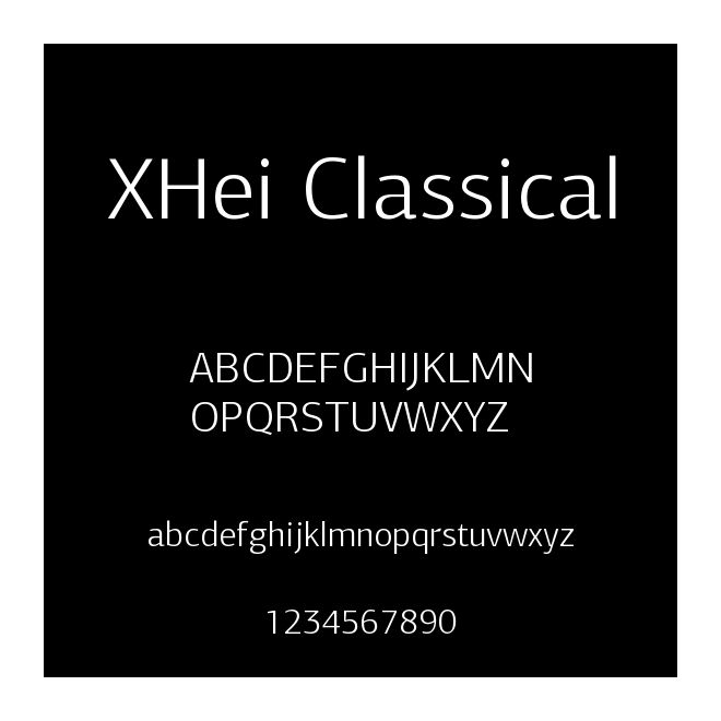 XHei Classical