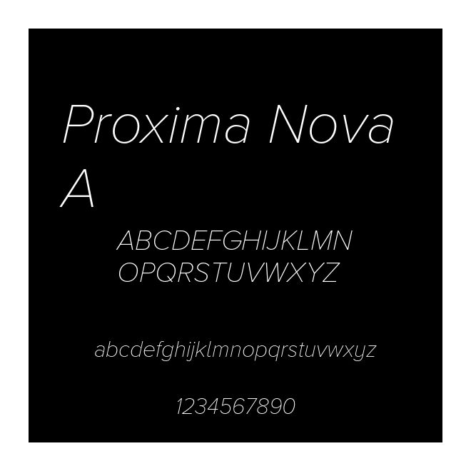Proxima Nova A