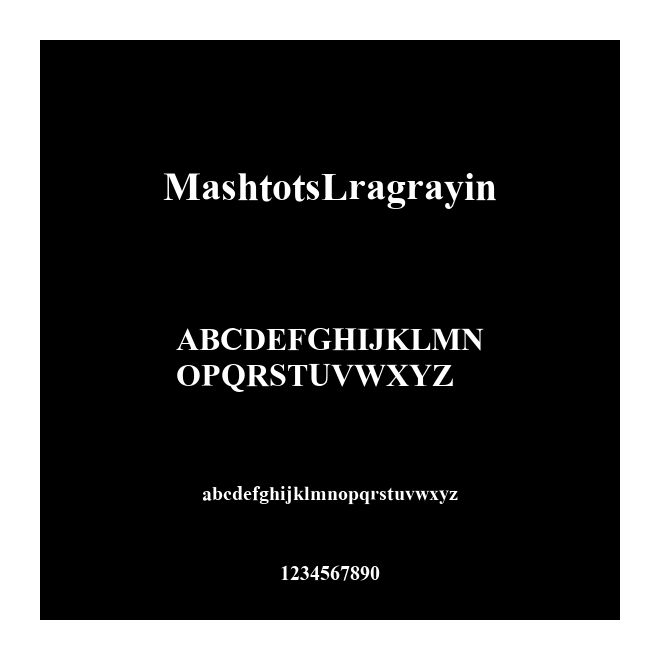 MashtotsLragrayin