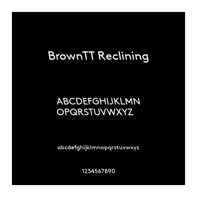 BrownTT Reclining