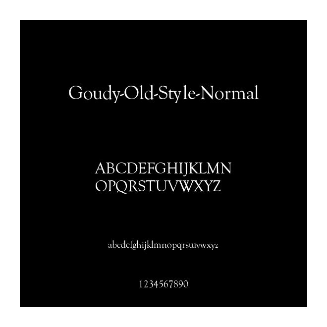 Goudy-Old-Style-Normal