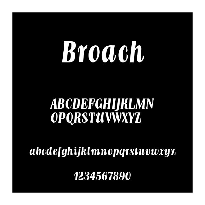 Broach