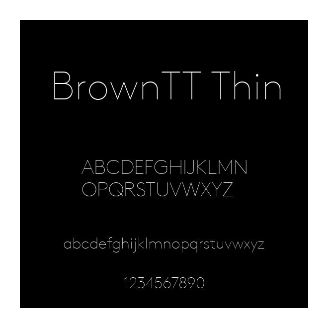 BrownTT Thin