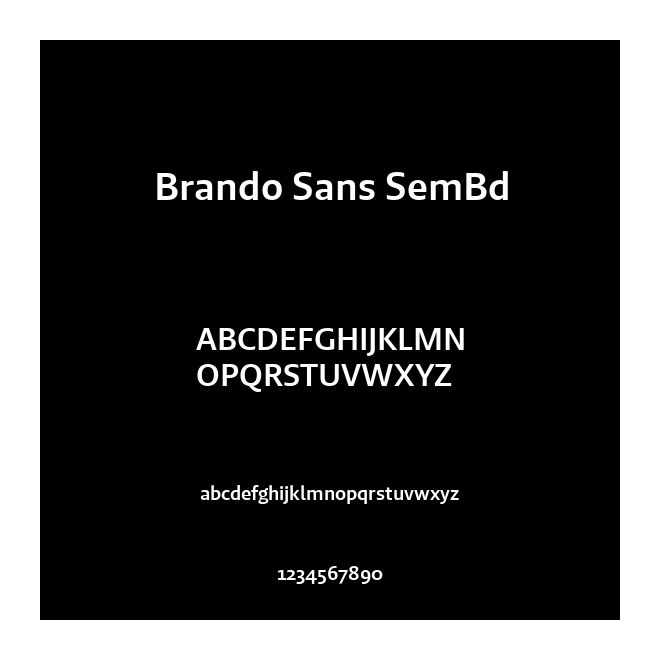 Brando Sans SemBd