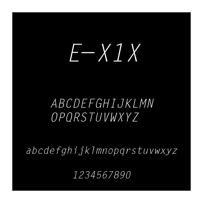 E-X1X