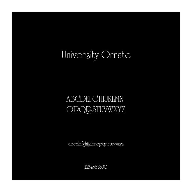 University Ornate