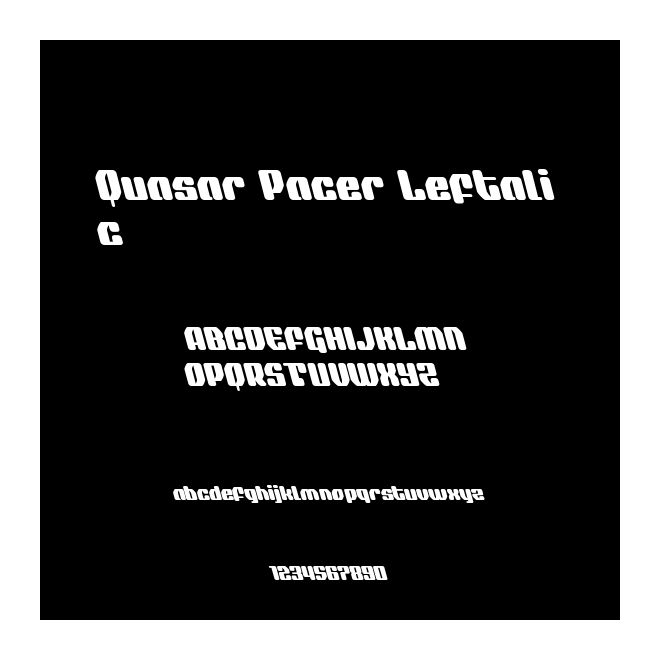 Quasar Pacer Leftalic