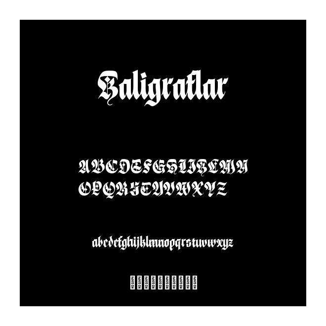 Kaligraflar