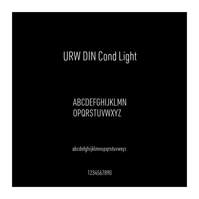 URW DIN Cond Light