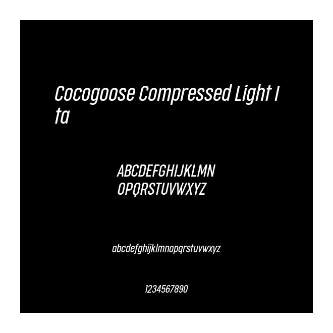 Cocogoose Compressed Light Ita