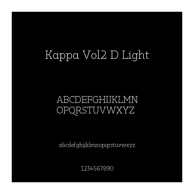Kappa Vol2 D Light