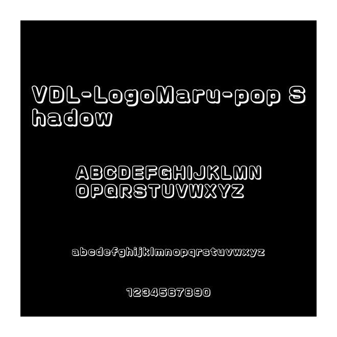 VDL ロゴ丸-pop Shadow