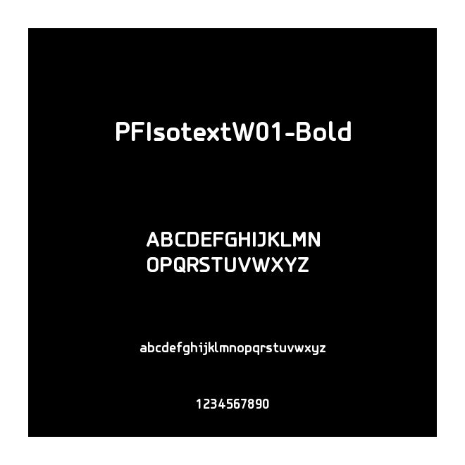 PFIsotextW01-Bold