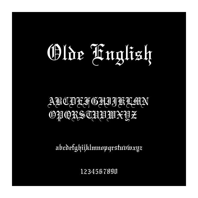 Olde English