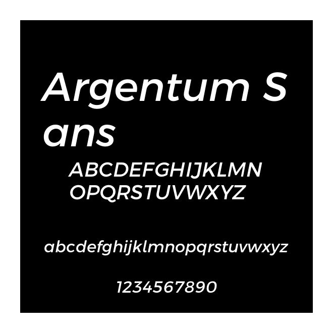 Argentum Sans