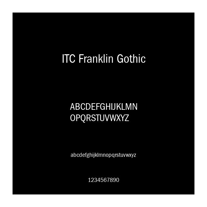 ITC Franklin Gothic