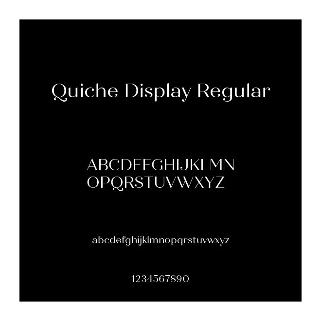 Quiche Display Regular