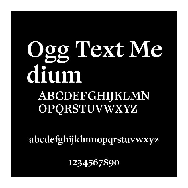 Ogg Text Medium