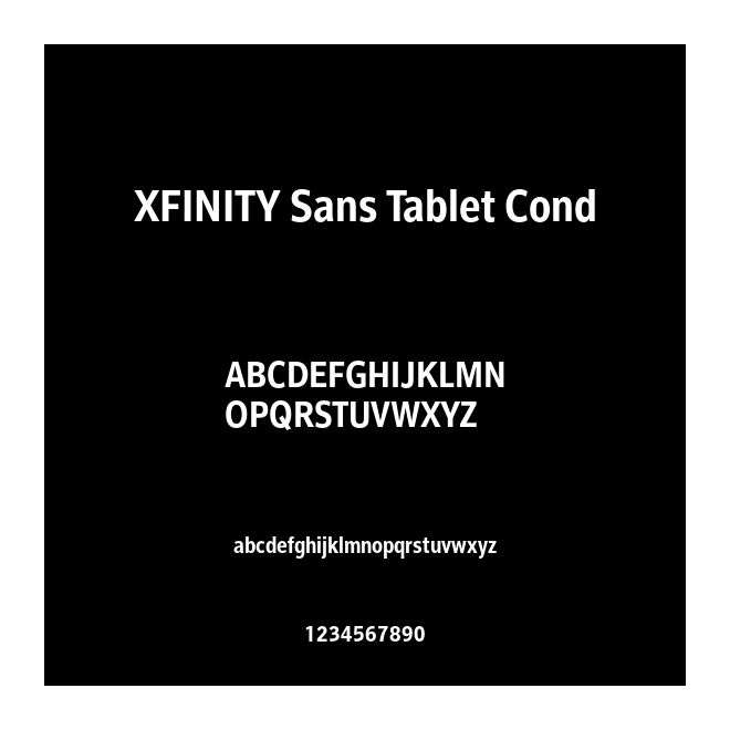 XFINITY Sans Tablet Cond