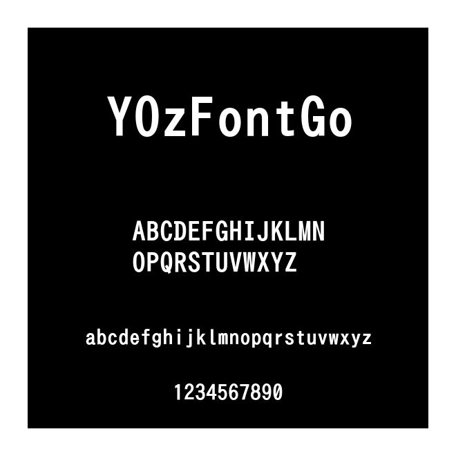 YOzFontGo