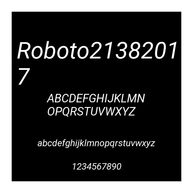 Roboto21382017