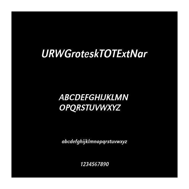 URWGroteskTOTExtNar