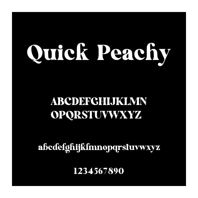 Quick Peachy