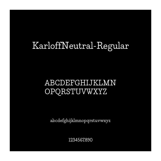 KarloffNeutral-Regular