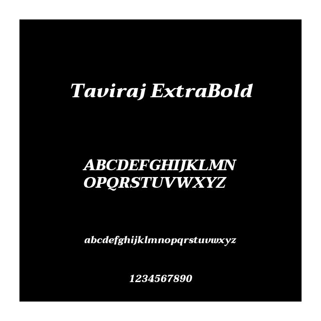 Taviraj ExtraBold