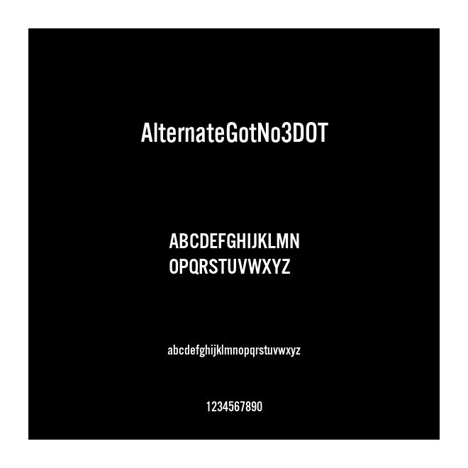 AlternateGotNo3DOT