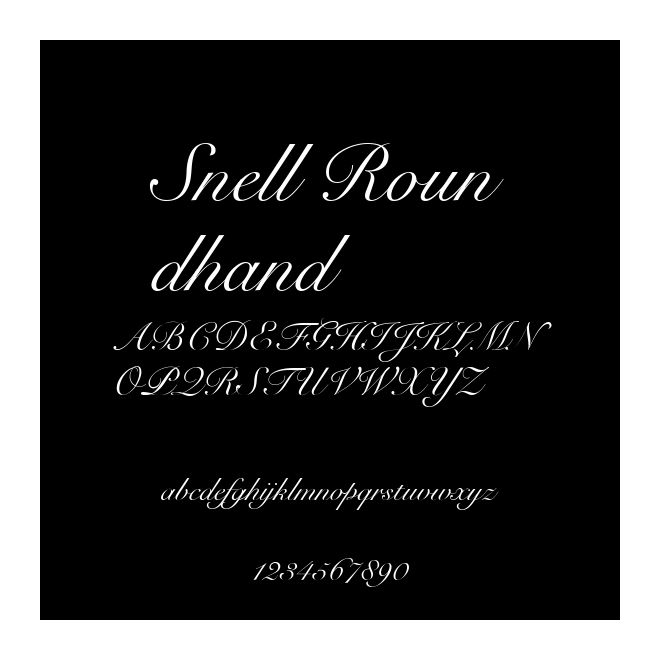 Snell Roundhand