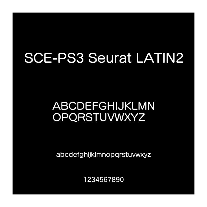 SCE-PS3 Seurat LATIN2