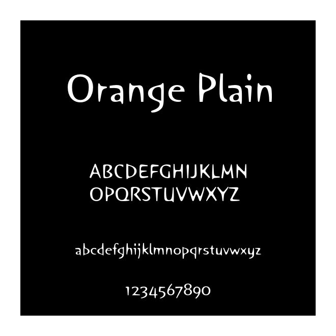 Orange Plain