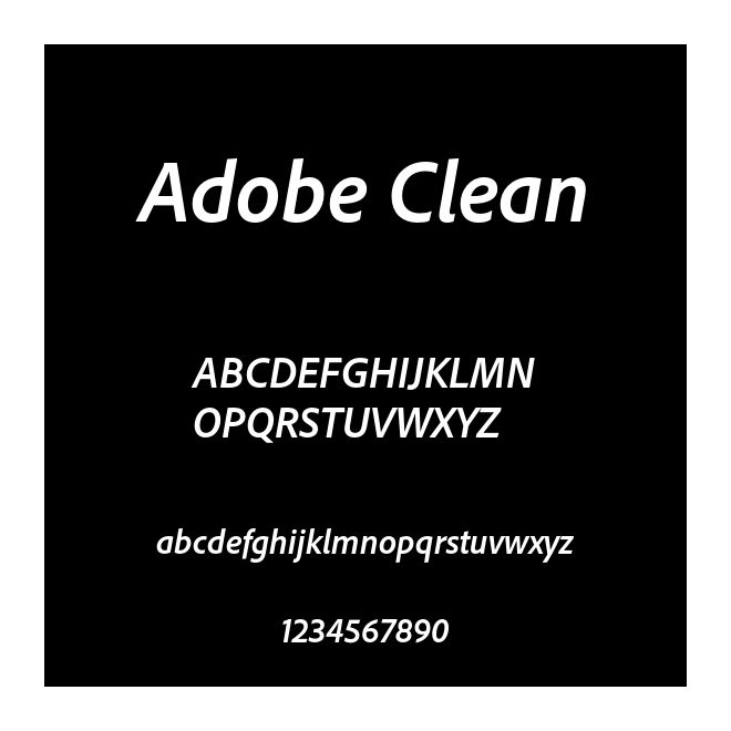 Adobe Clean