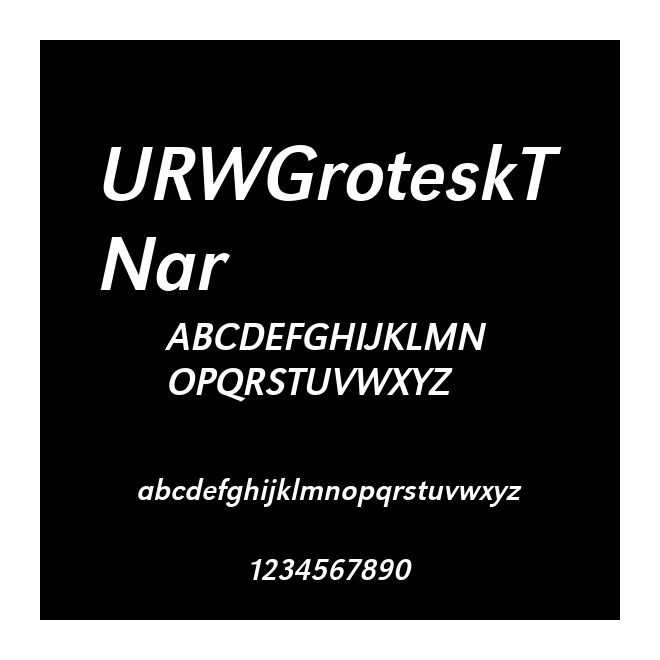 URWGroteskTNar