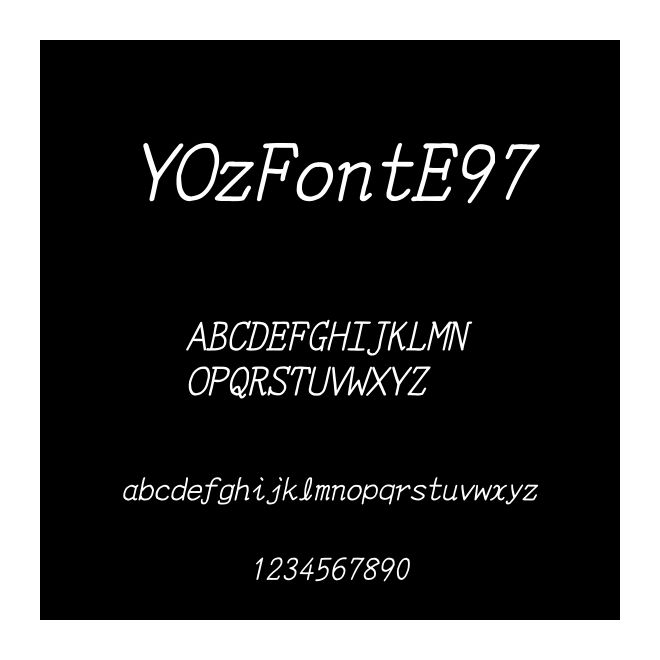 YOzFontE97