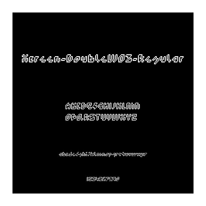 Xcreen-DoubleW03-Regular
